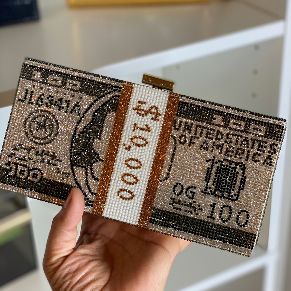 Money clutch bag